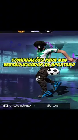 Combinações para 4x4 jogadores de apostado #combinaçõesff #foryoupage #freefirebrasil #vaiprafycaramba #skinspara4v4 #fyppppppppppppppppppppppp 
