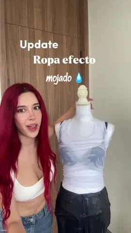 Respuesta a @𝖁𝖎𝖑𝖑𝖆𝖓𝖚𝖊𝖛𝖆🌸🪷 Update ropa efecto mojado 🫣 #viral #outfit #trend 