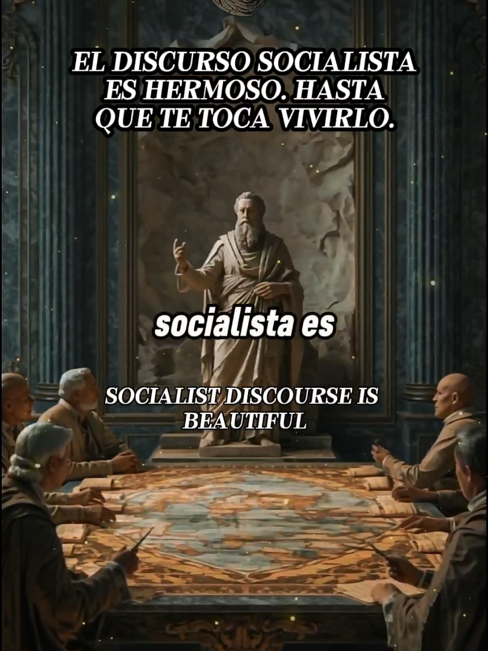 Socialist discourse is beautiful, until you have to live it. #ReflectionOfTheDay #stoicism #elartedepensar #reflection #stoic 