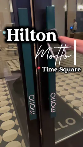 Headed to NYC soon? Motto by Hilton Times Square is such a vibe! Cozy minimalist rooms, prime location in the middle of it all, and even a daily food & drink credit 🙌 Perfect for a quick bestie trip 🗽✨ #NYCStay #TravelTok #fyp #hotel #nyc 