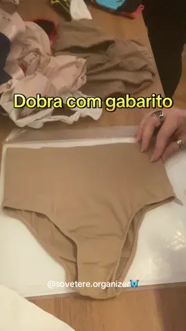 Dobra com gabarito #sovetere #dicas #organizacao #casa #closet 