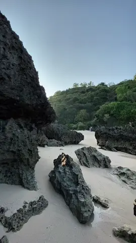 Pantai hiden gem yg bisa kalian coba pas lagi ke Jogja  . Namanya pantai Ngluwen / Luwen  . Jalan akses dr parkiran lumayan 1 km an jalan kaki . . #yogyakarta #pantaiyogyakarta #pantailuwen #gunungkidul #ngluwen 