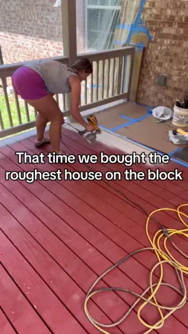 In this economy, we chose to buy a fixer upper, and we haven’t regretted it yet (maybe my husband did a little) 😂 #paintsprayer #diyprojects #homediy #kitchenrenovation #diypainting @David Baker Store 