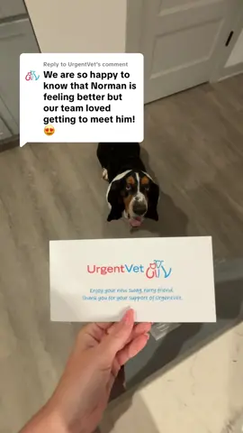 Replying to @UrgentVet thank you UrgentVet!!