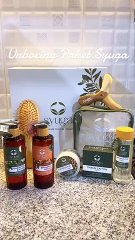 #unboxingvideo #syuga #shampoozaitun #minyakzaitun #beautypackage 