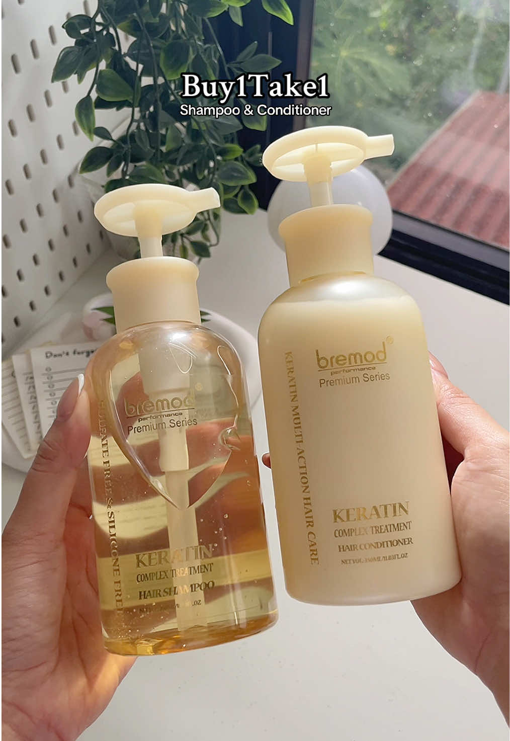 ₱280+ BREMOD PREMIUM SERIES — B1T1 Shampoo and Conditioner 💗 #bremod #bremodpremiumph 