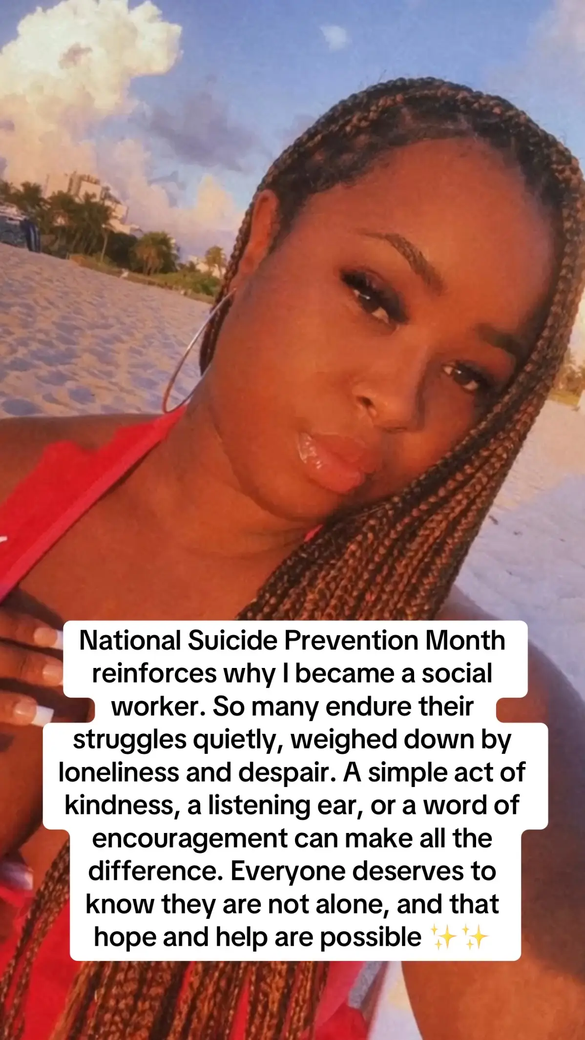 #socialworkersoftiktok  #suicidepreventionmonth #awareness #youdeservetolive #liveandlove 