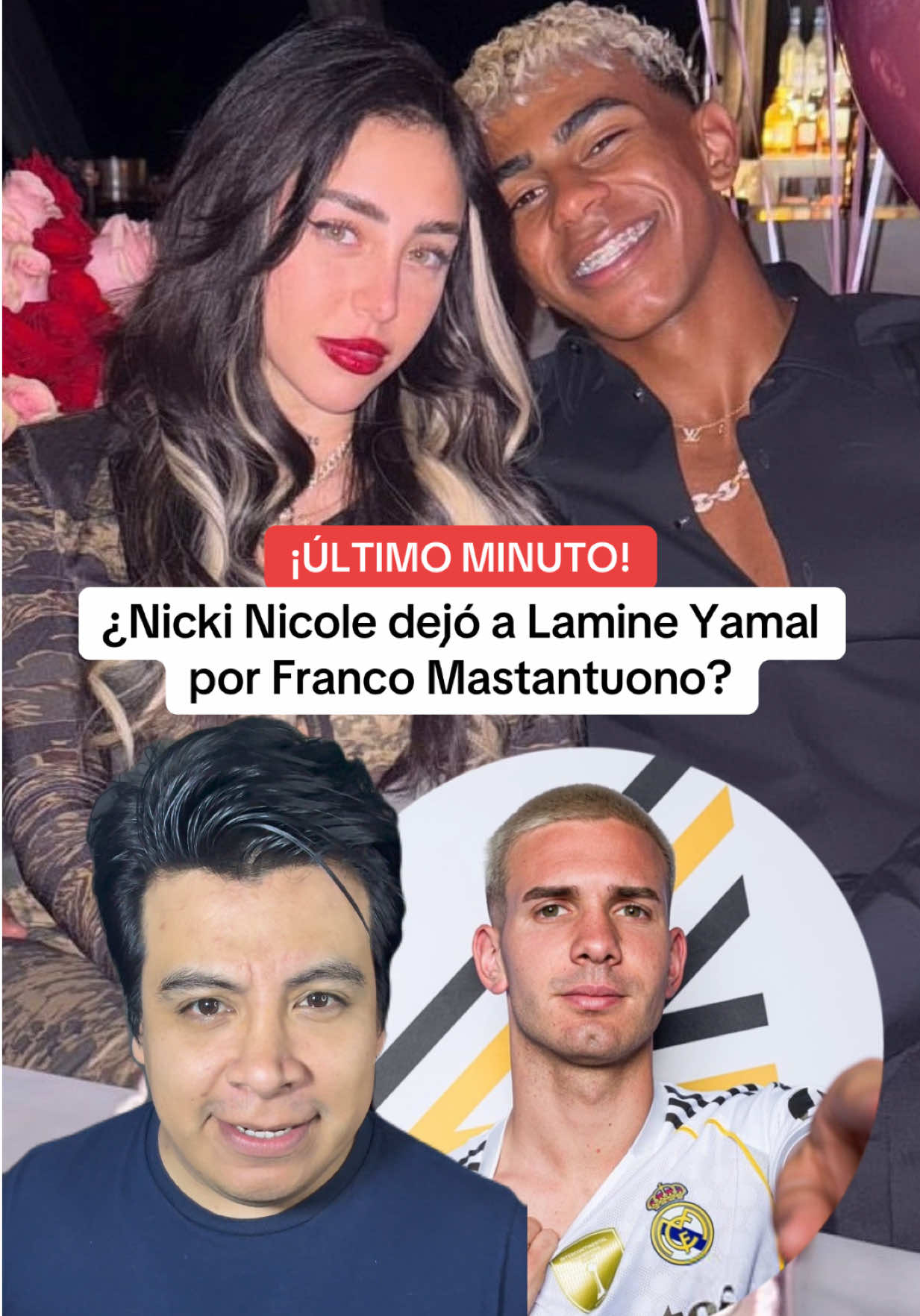 Mastantuono le quitó a Nicki Nicole a Lamine Yamal.  #lamineyamal #mastantuono #nickinicole #deportesentiktok 