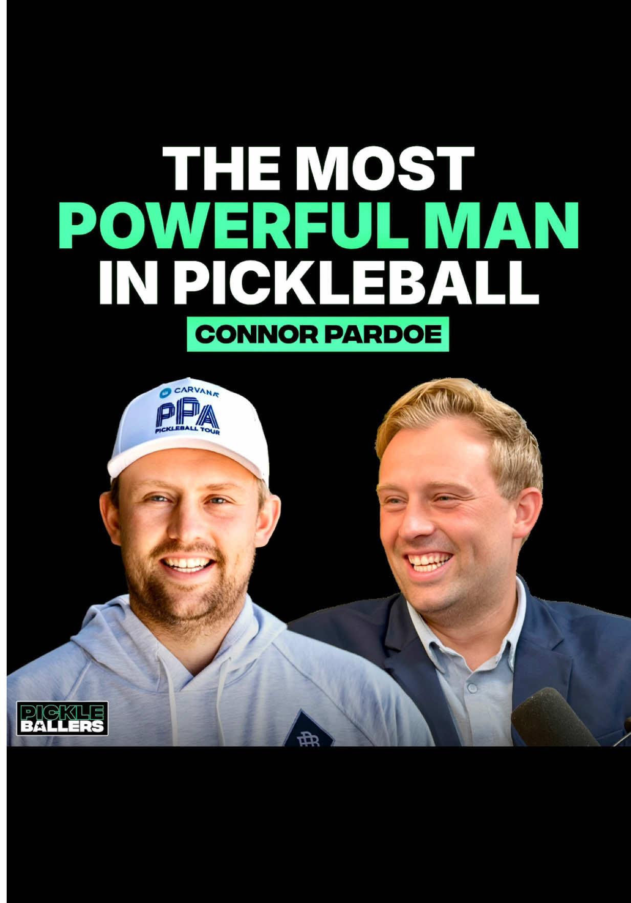 Connor Pardoe was 24 years old when he started the PPA Tour. He is now the CEO of PPA and Major League Pickleball, the two premier professional entities in pickleball, and oversees Pickleball Central, and Pickleball.com. He is the most powerful man in pickleball and his journey has been a wild one.  Hear his story tomorrow on Pickleballers. 🎙️ @Carvana PPA Tour @Major League Pickleball #pickleball #pickleballtiktok #pickleballhighlights #pickleballplayers #pickleballtournament 