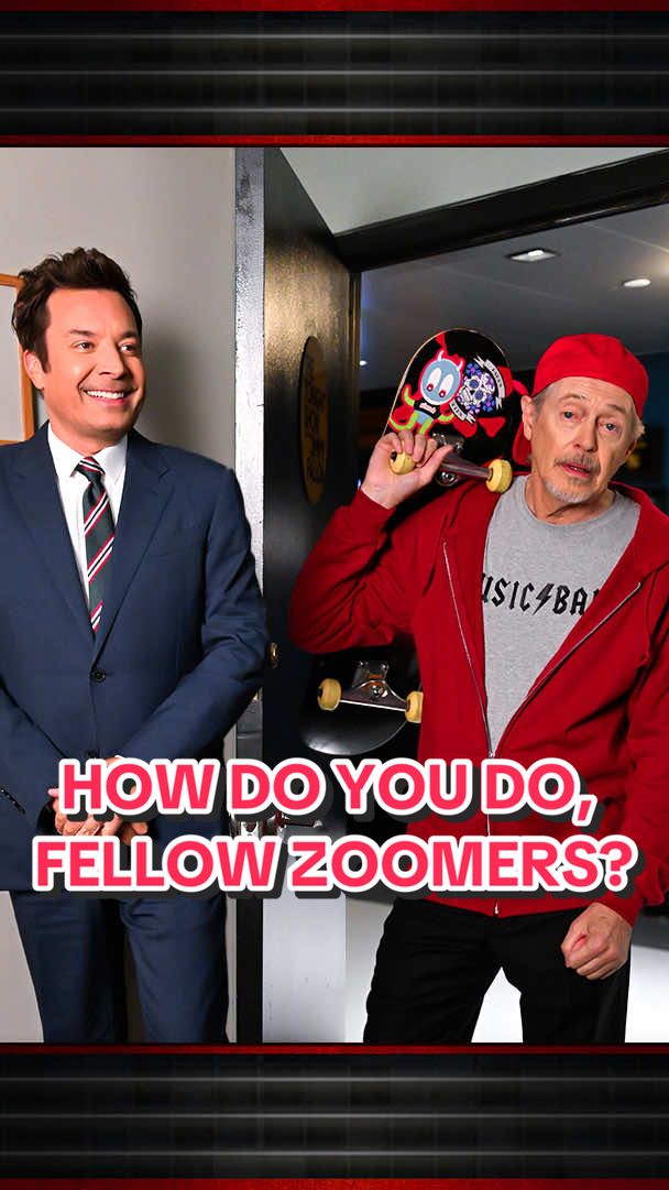 How do you do, fellow Zoomers? #FallonTonight #TonightShow #SteveBuscemi #30Rock #JimmyFallon 