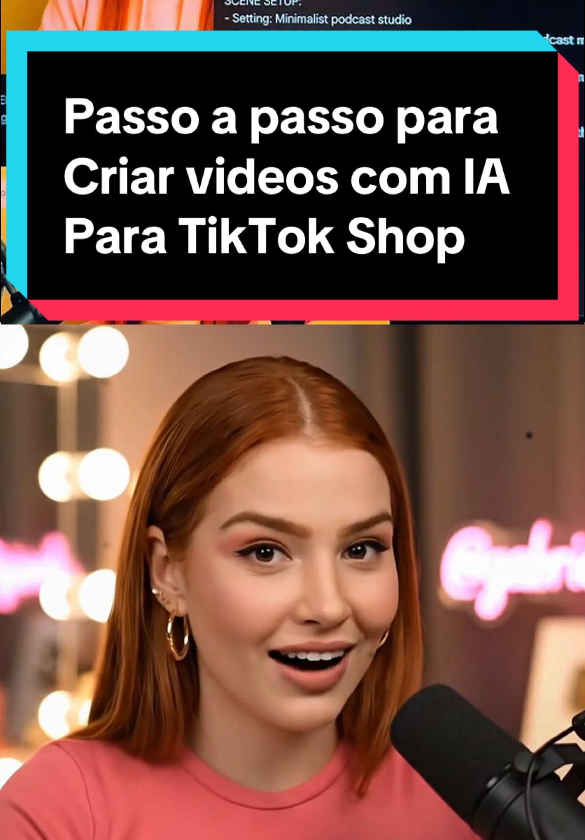 Passo a passo para criar vídeos com IA para TikTok shop. #tiktokshop #ia #veo3 