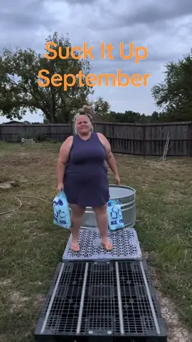 She was a FAST MACHINE, she kept her MOTOR CLEAN!!  Ice bath 2/25 for Suck It Up September!!  #acdc #icebath #thickgirl #suckitup #september 