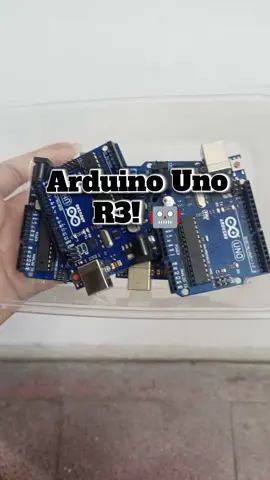 Meet the Arduino Uno R3!  This is a powerful microcontroller is built with the ATMEGA328P and ATMEGA16U2, making it reliable for robotics, sensors, automation, and all kinds of DIY projects. #arduinouno #arduino #microcontroller 