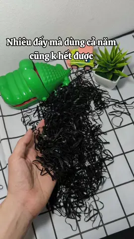Gói 100g chun buộc tóc màu đen #guongmini #thoconstore #daybuoctoc #daynit 