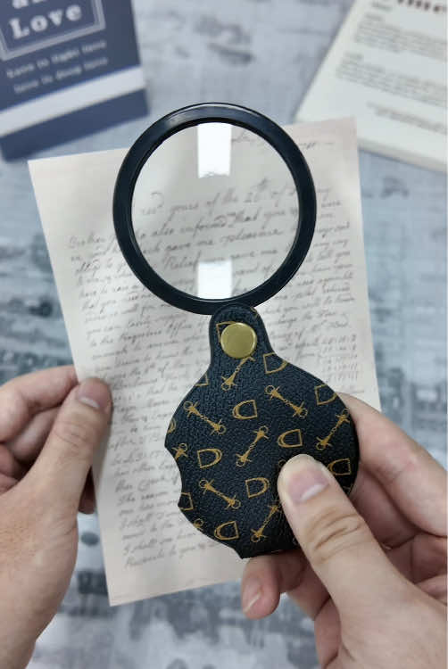 Explore the details with our Compact Magnifier! 15x magnification, perfect for reading and inspection! Get yours today!