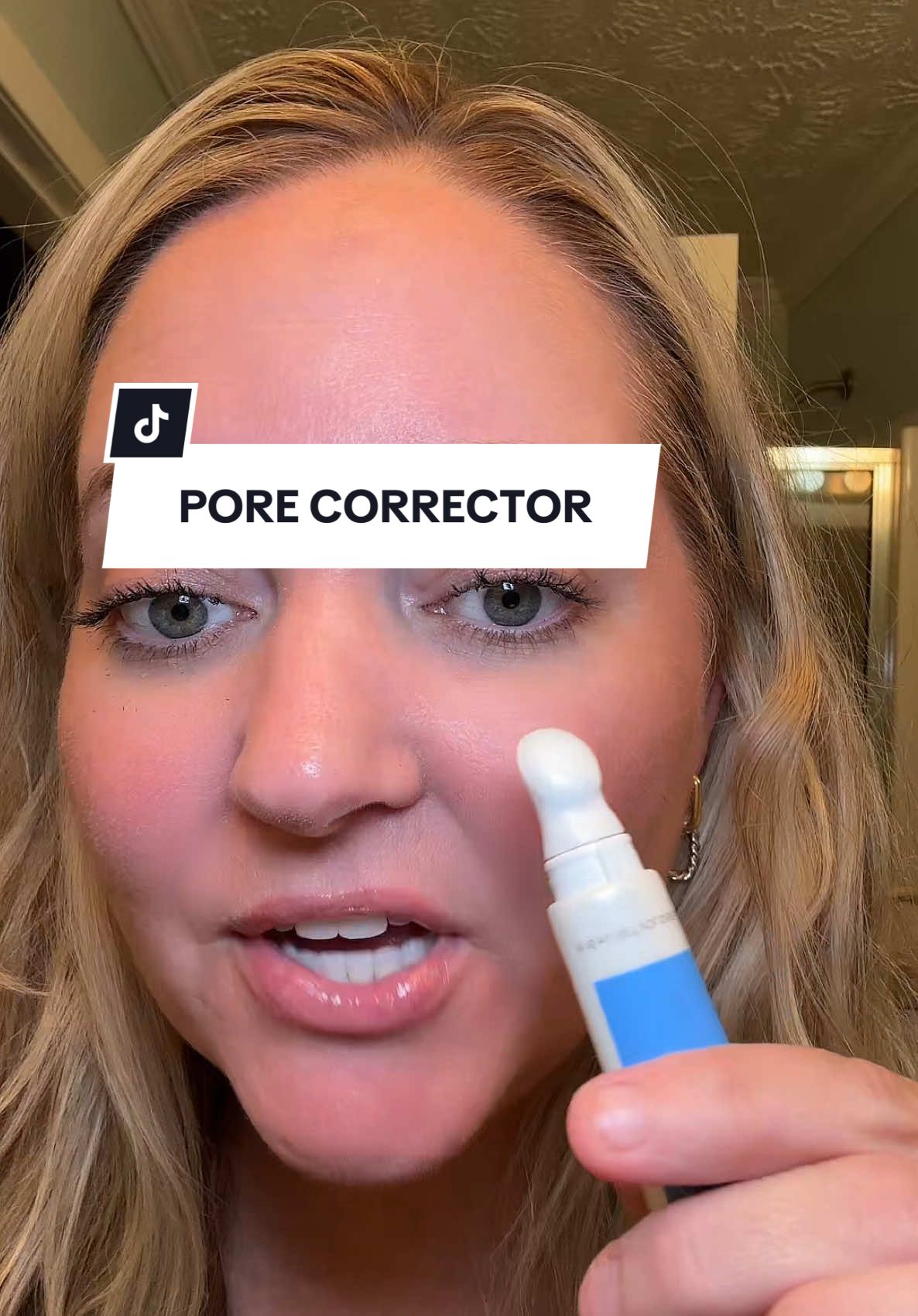 I've never seen a pore corrector like this!!! @Murad Skincare  #muradskincare  #murad #skincare #porefiller #largepores 