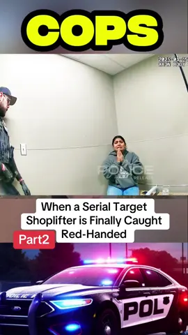 When a Serial Target Shoplifter is Finally Caught Red-Handed#policeusa #police #copsusa #crimal 