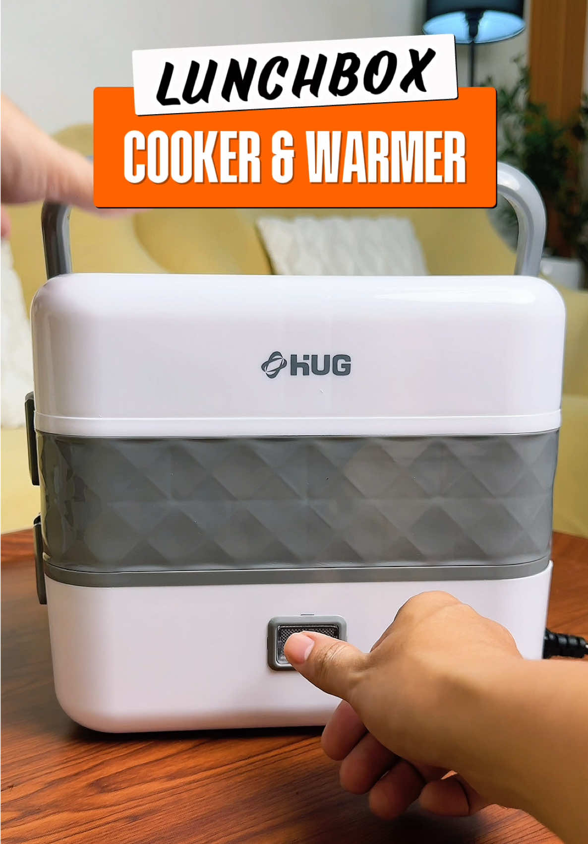 ✨😍 bagay sa estudyante nagbabaon, sa work at sa travel or camping Hug Portable Electric Lunch Box cooker and food warmer! #foodwarmer #foodheater #electriclunchbox #lunchbox #homeappliances 