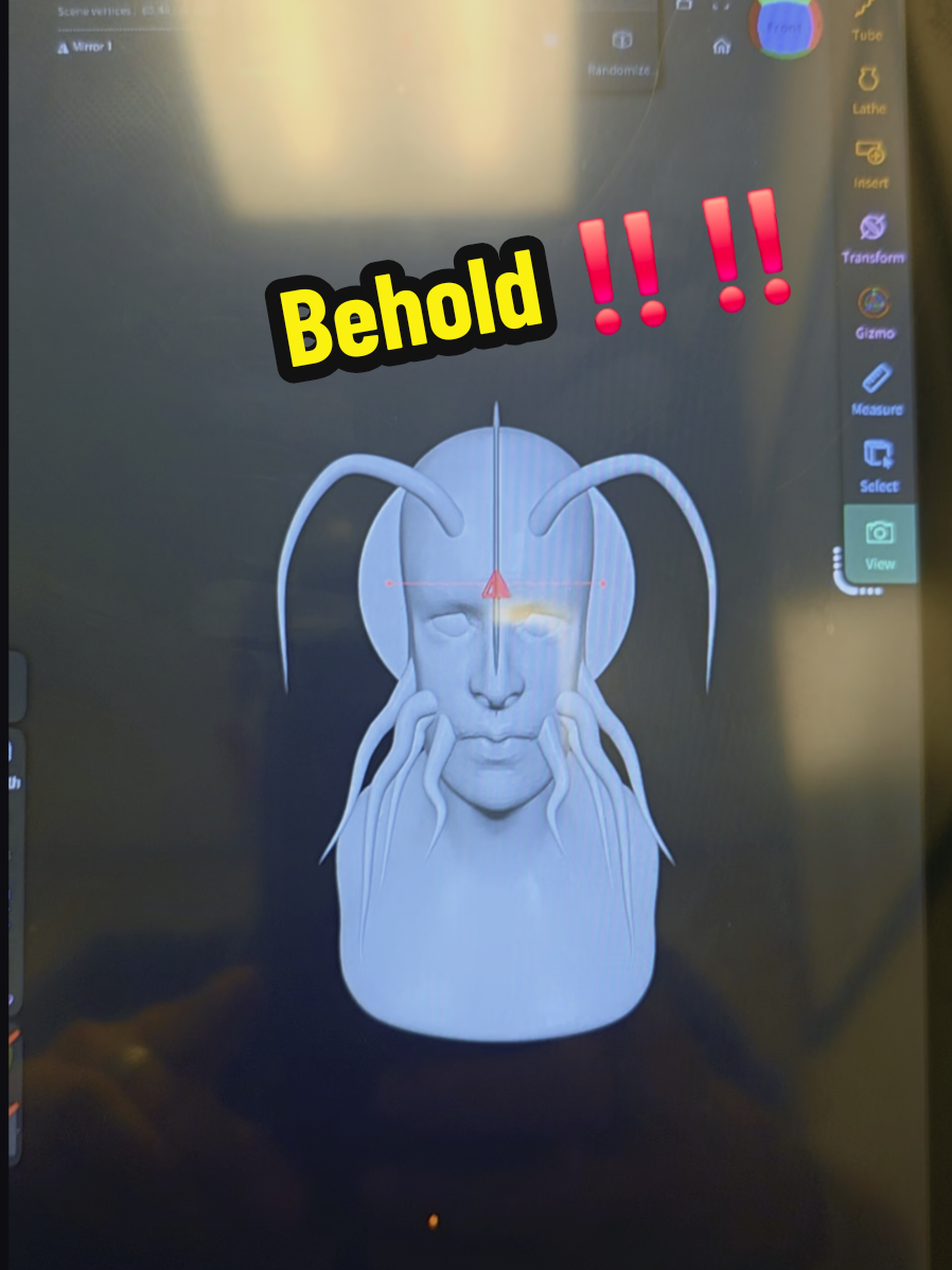 Its my new Main #nomadsculpt #3dprinting #bookcommunity #aspiringauthor #artistsoftiktok 