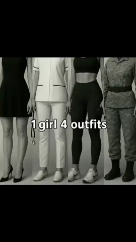 1 Girl 4 outfit🫰🫰
