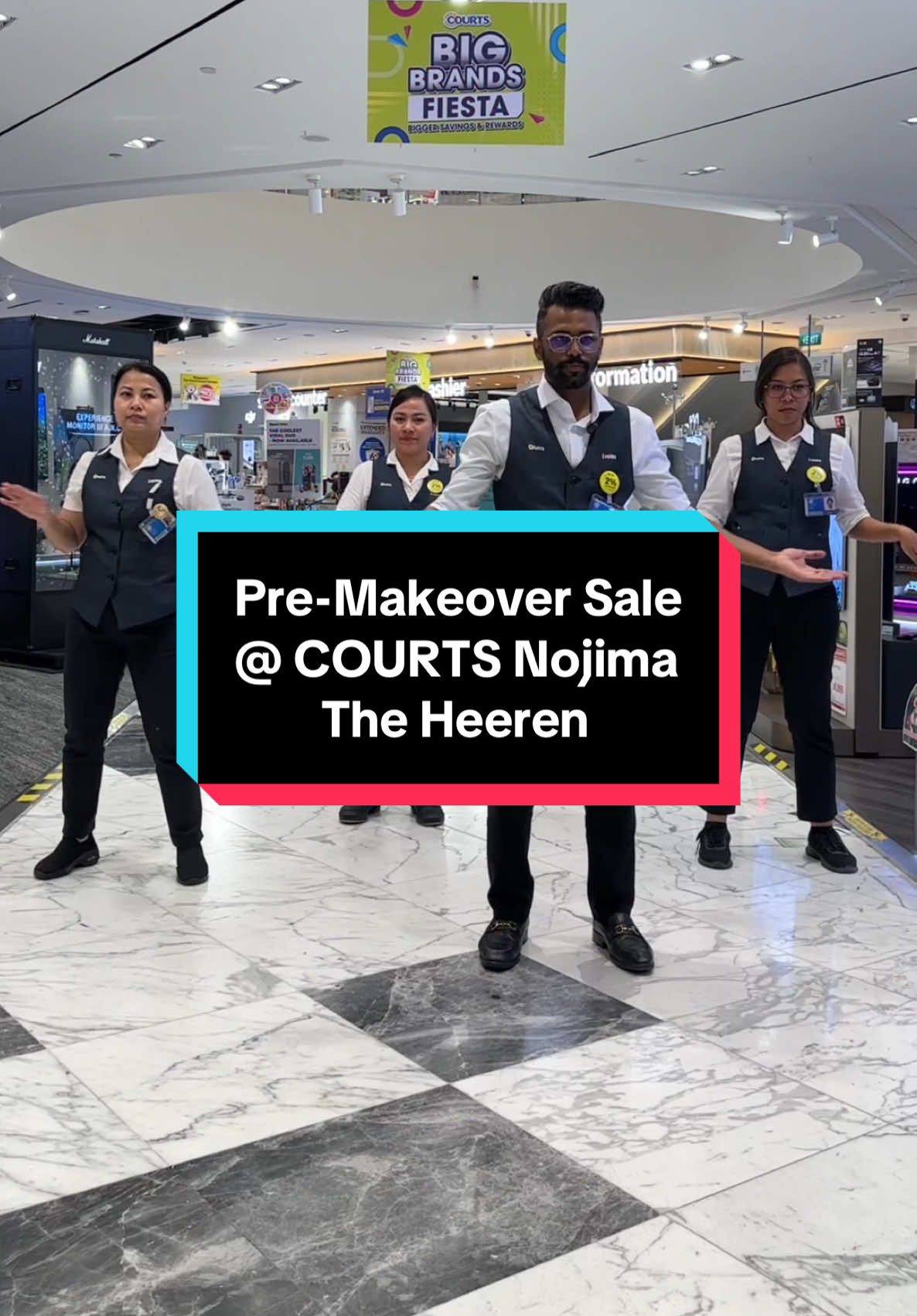 ⚡ Pre-Makeover Sale is on at COURTS Nojima The Heeren! Up to 70% OFF — the hottest deals are waiting 🔥 👉 Rush down now and grab them while you can! Conditions apply. #courtssgtiktok #courtssg #PreMakeoverSale #fypsg #fyppppppppppppppppppppppp 