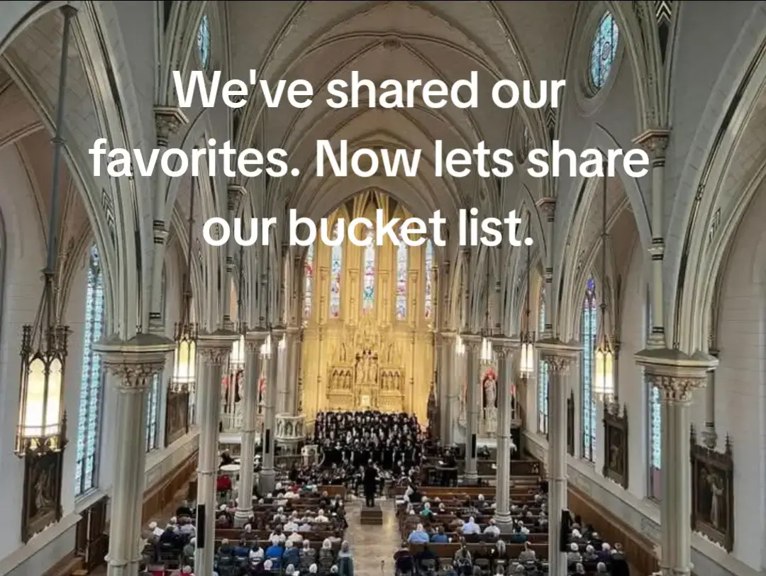 give me your choral bucket list. and remember, you can join a community choir like I did!  I've been very blessed to perform a TON of the favorites I'm seeing here with my chamber choir. #chamberchoir #classicalmusic #choirkid #fyp #bucketlist