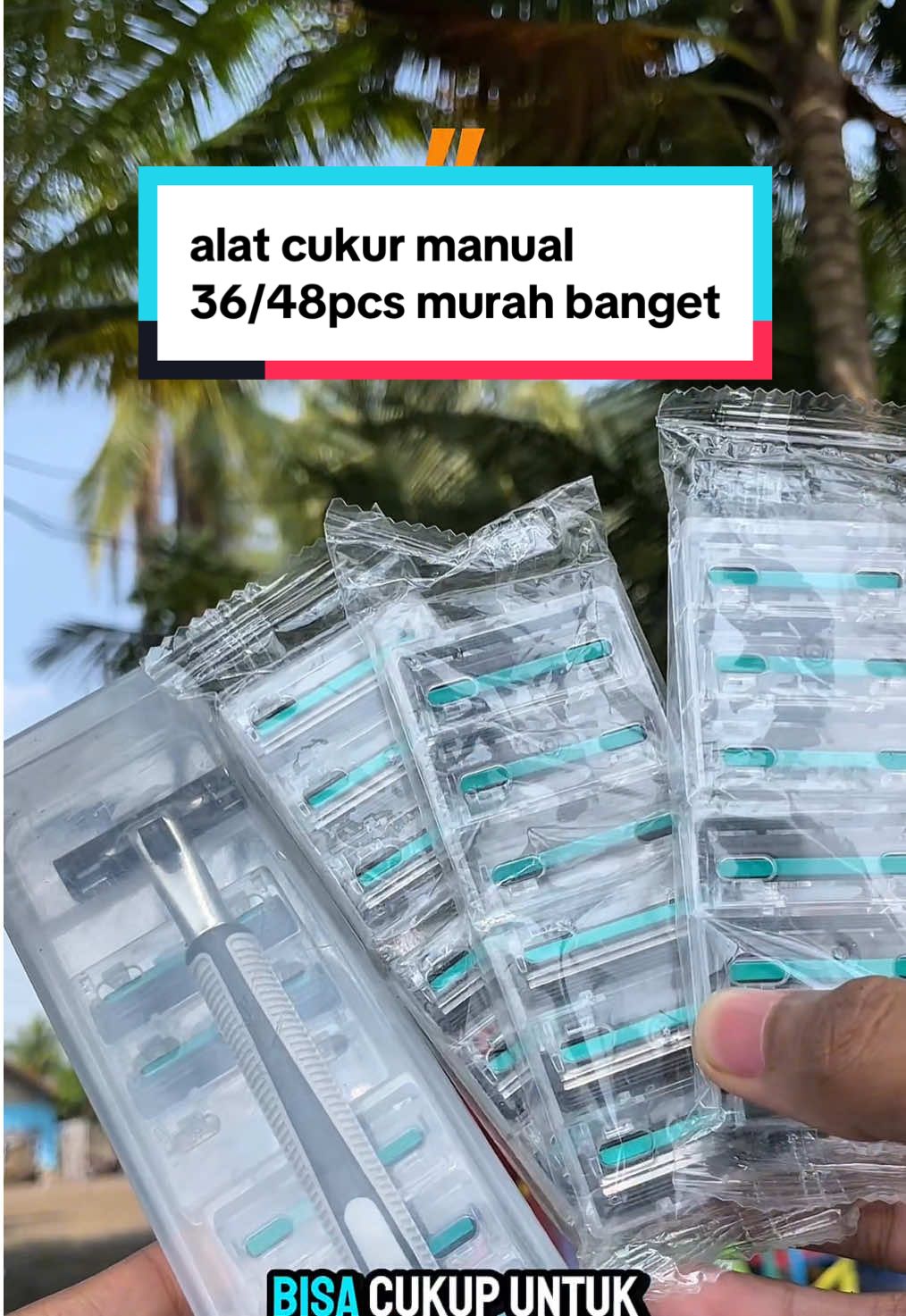 pisau cukur manual isi 36/48 pcs,hemat dan tahan lama ! 🪒 solusi murah meriah untuk atasi bulu di badan tanpa perlu modal besar #alatpisaucukur #kerokankumis #alatcukurmanual #pisaucukur 