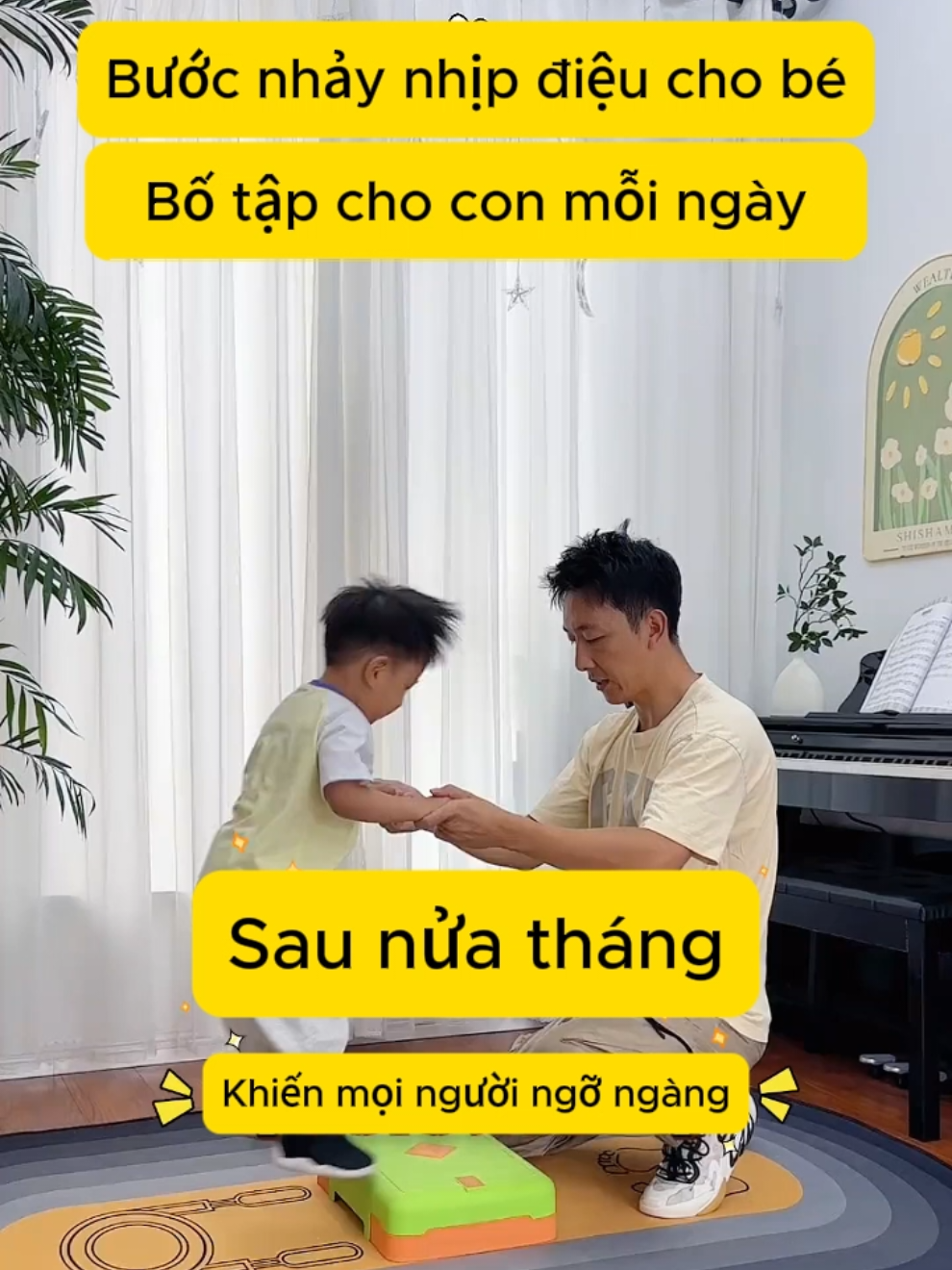 Nếu con bạn ít vận động, thể lực yếu hoặc chậm phát triển chiều cao 👉 hãy thử cho bé tập bài này 15 phút mỗi ngày.
 Kiên trì một thời gian, bạn sẽ thấy bé dẻo dai, nhanh nhẹn và tràn đầy năng lượng hơn đó! 🌟
 #BàiTậpChoBé #PhátTriểnThểChất #VậnĐộngMỗiNgày #NuôiDạyConThôngMinh 