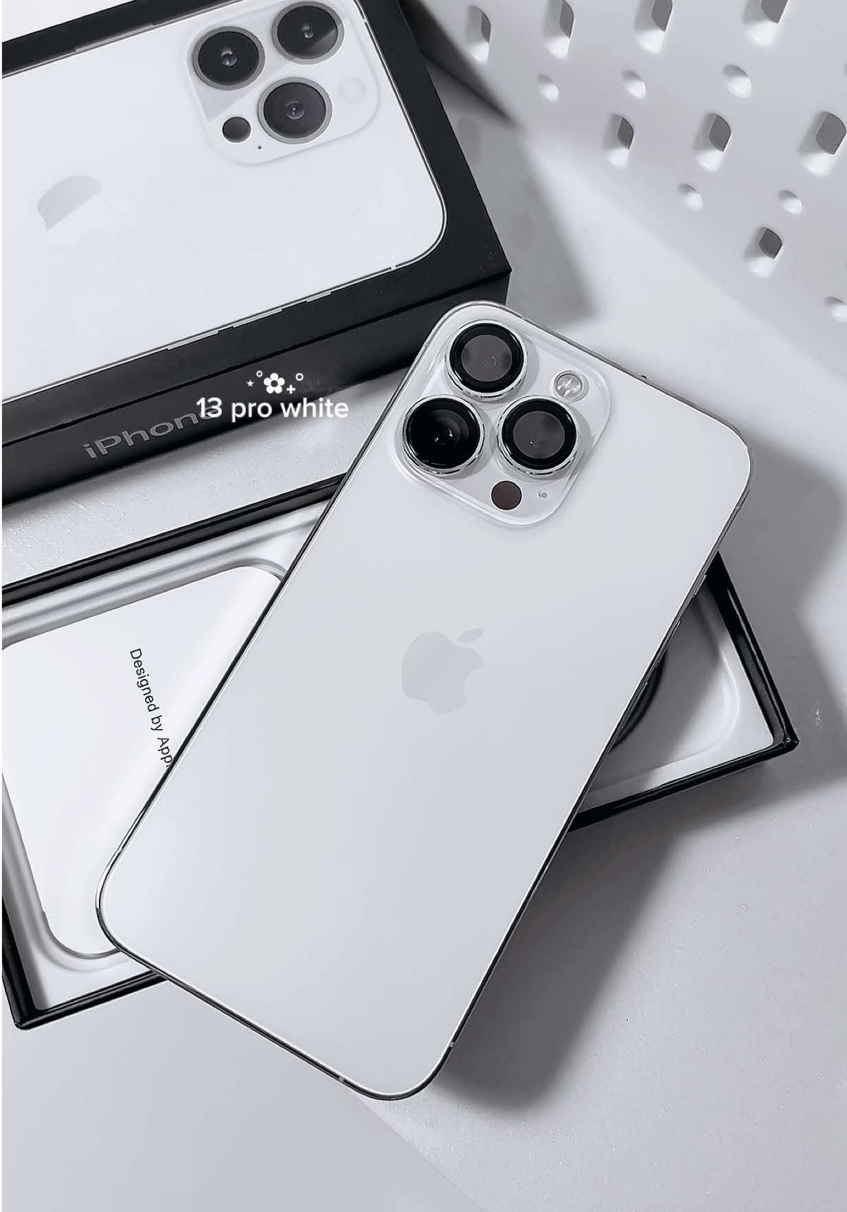 สีขาวคลีนๆ สวยมาก🤍 #iphone13pro #13pro #fypシ 