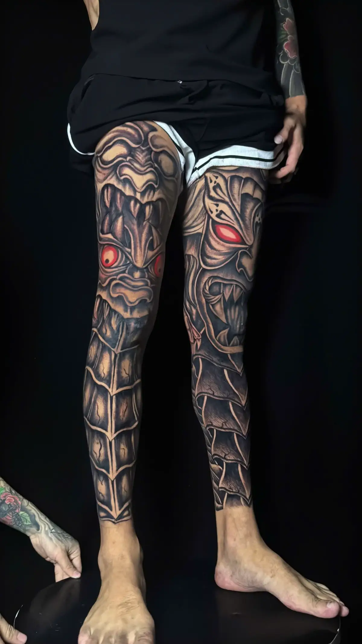 Quỷ ráp 5đ bao tê.tặng mắt đỏ nha ae. Kết chạm nhau cái nào#79tattoo #thegioiquyrap #xuhuong #thếgioitattoo 