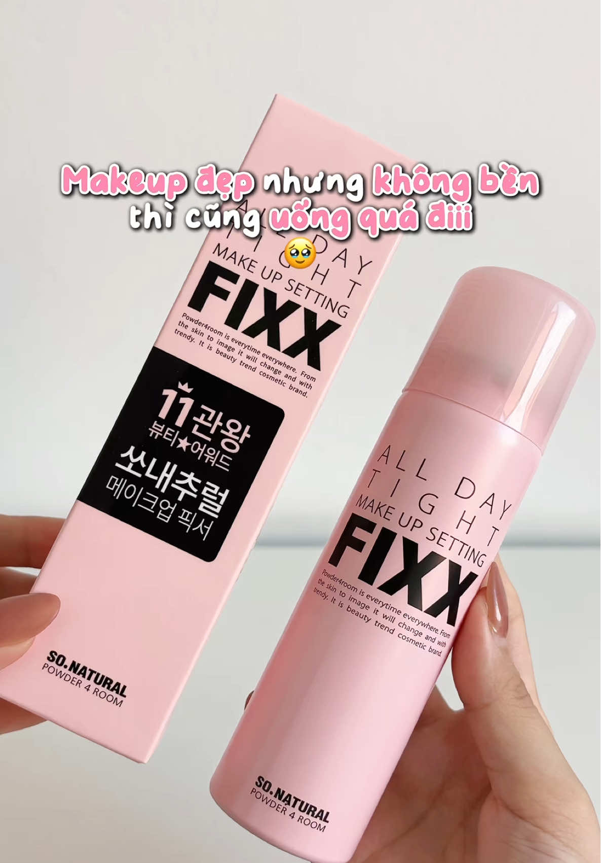 Em xịt khoá nền siu đỉnh, tui tâm đắc lắm nè ✨#hellabeauty 