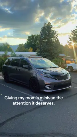 She always racing dudes in WRX’s  #sienna #toyotasienna #minivan#supercharged 