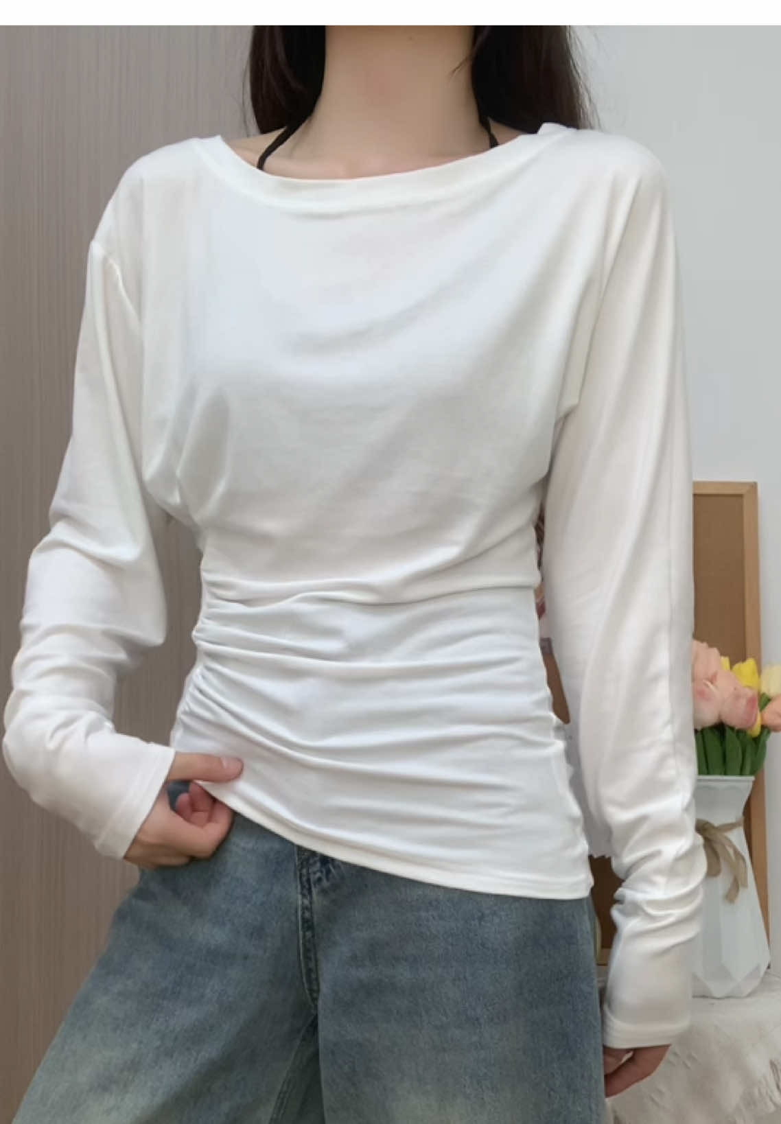 【ARCG】Putih Kaos lengan panjang#fyp #promoguncang99 #OOTD #gajiansale #kaos 