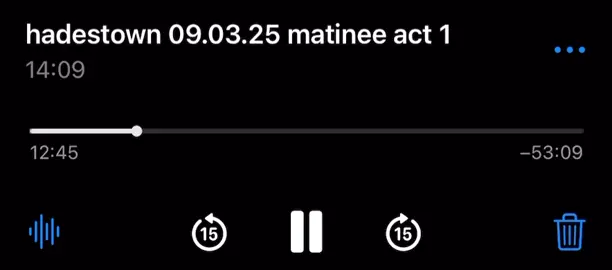 wolfeus morydice wedding song 💕💕 i just dont think i can listen to a non british orpheus anymore 😔 also!!! the way he goes up on “wedding bands” at the end AHHHHHH #hadestown #jackwolfe #morgandudley 