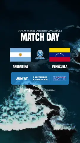 Jadwal Argentina vs Venezuela FIFA World Cup Qualifiers #fyp #wcqualifiers2026 #argentina 