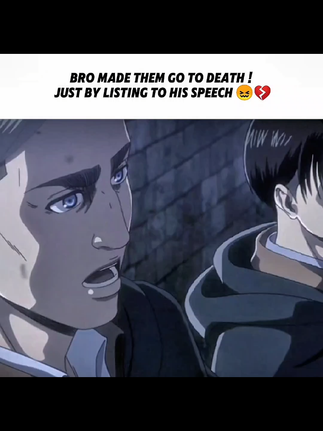They knew they we're going to die yet by listing to Erwin speech ,they went courageously 💀🤝🏻 #fypシ゚ #EmotionalAnime #SadAnime #viral #foryoupageofficiall 