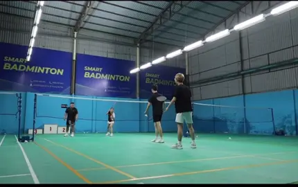 có 1 nhóm bạn toàn đánh cầu chill chill nửa đêmm 🔥#badminton #caulong #trending #xh #xuhuong 