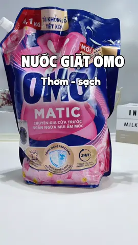 Nước giặt Omo kỳ này ra nhiều mùi thơm như nước hoa luôn #nuocgiatomo #omomatic #nuocgiatxa #nuocgiat #xuhuong  