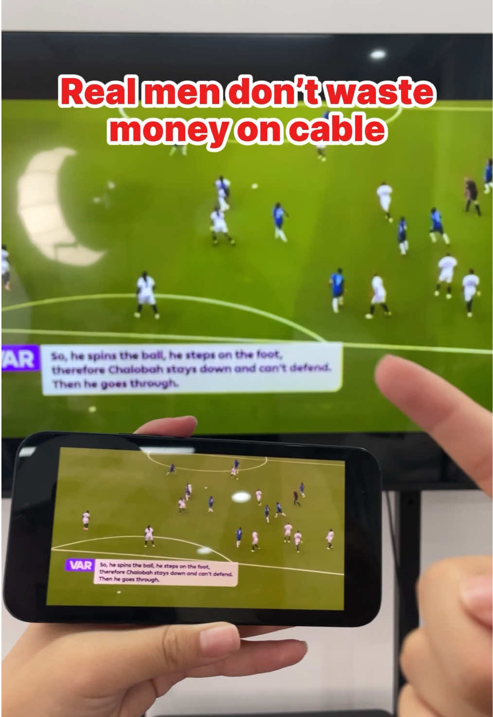 Stop Watching Small, Start Living Big #onsale #summersale #cable #screen #savemoney #cast #lifesaver #musthave #movie #Soccer #techtok #smarthome 