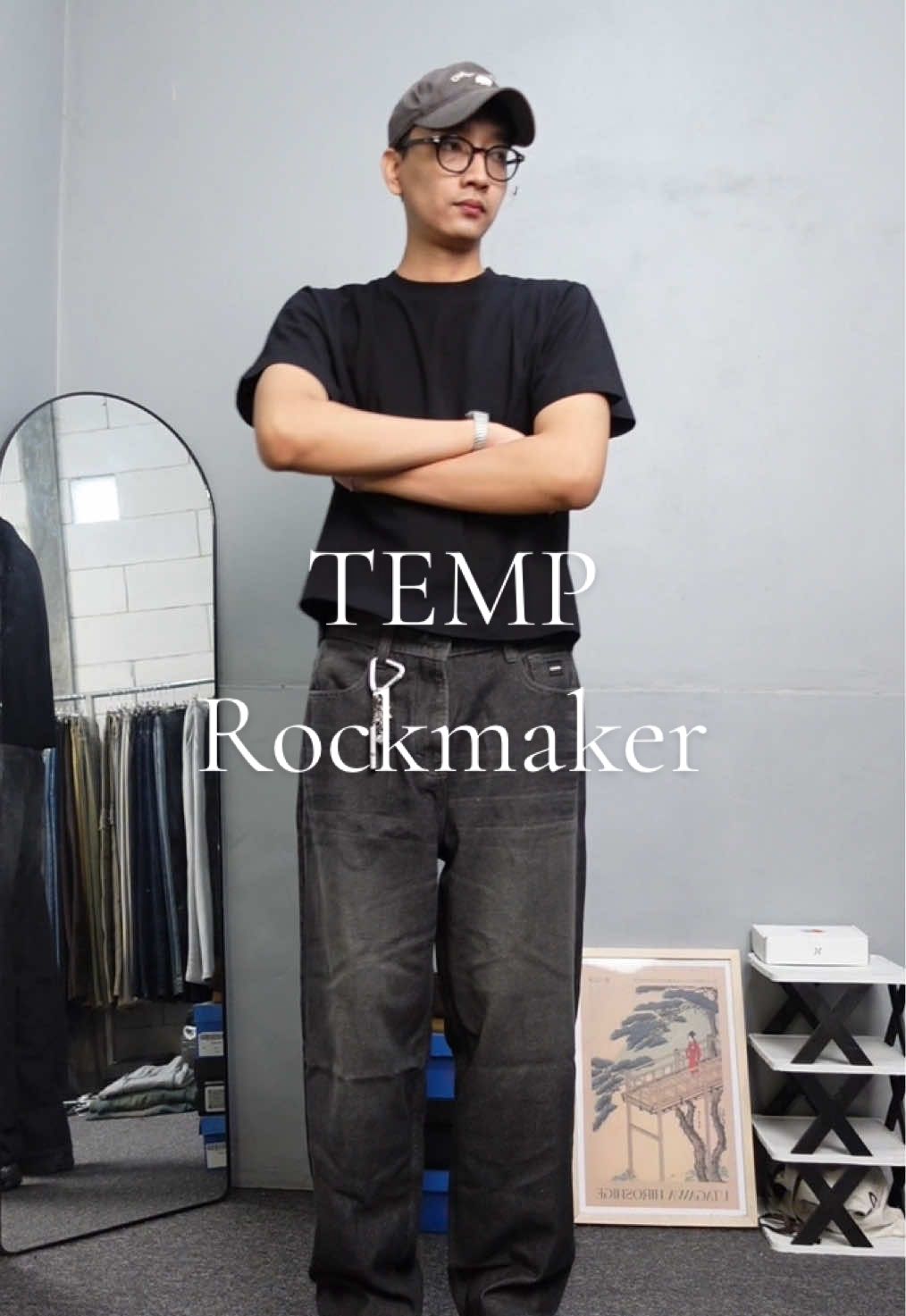 akhirnya ni baggy pants ready juga stock nya #baggyjeans #baggypants #rockmakerdenim #rockmaker 