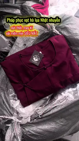 pháp phục vạt hò nút thắt màu đỏ mật tông đỏ đô cherry siêu đẹppp vải mềm mịn mát 🥰 có bigsize 100kg luôn ạ #phapphuctinnhu #dolamdichuatinnhu #xuhuong #quynhnhustudio #radiophatgiao #nguyenngocquynhnhu 