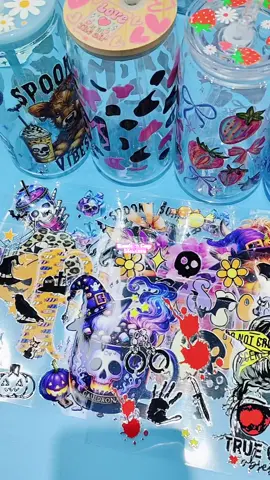 Cartoon UV DTF Cup Sticker#DIY #sticker #uvdtf #cup 