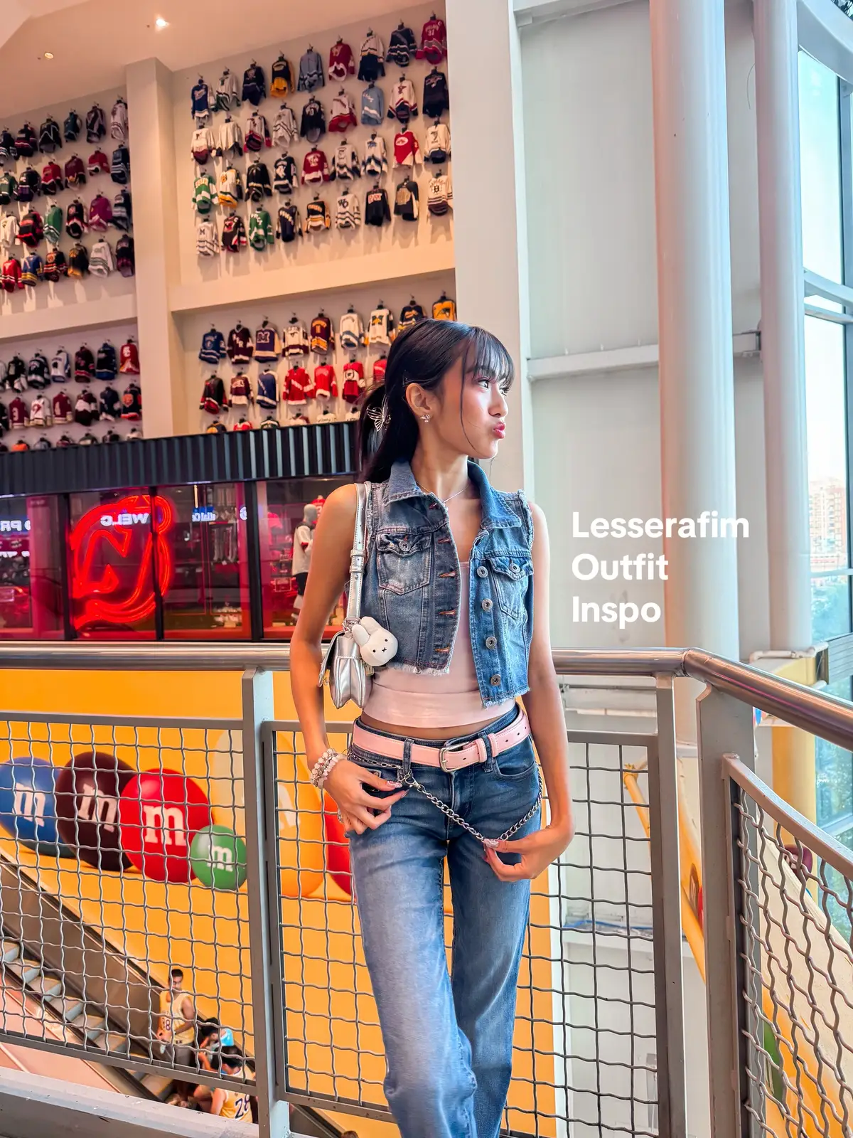 Time of my life  #lesserafim #prudentialcenter #nyc #lesserafimeasycrazyhotour #outfit 