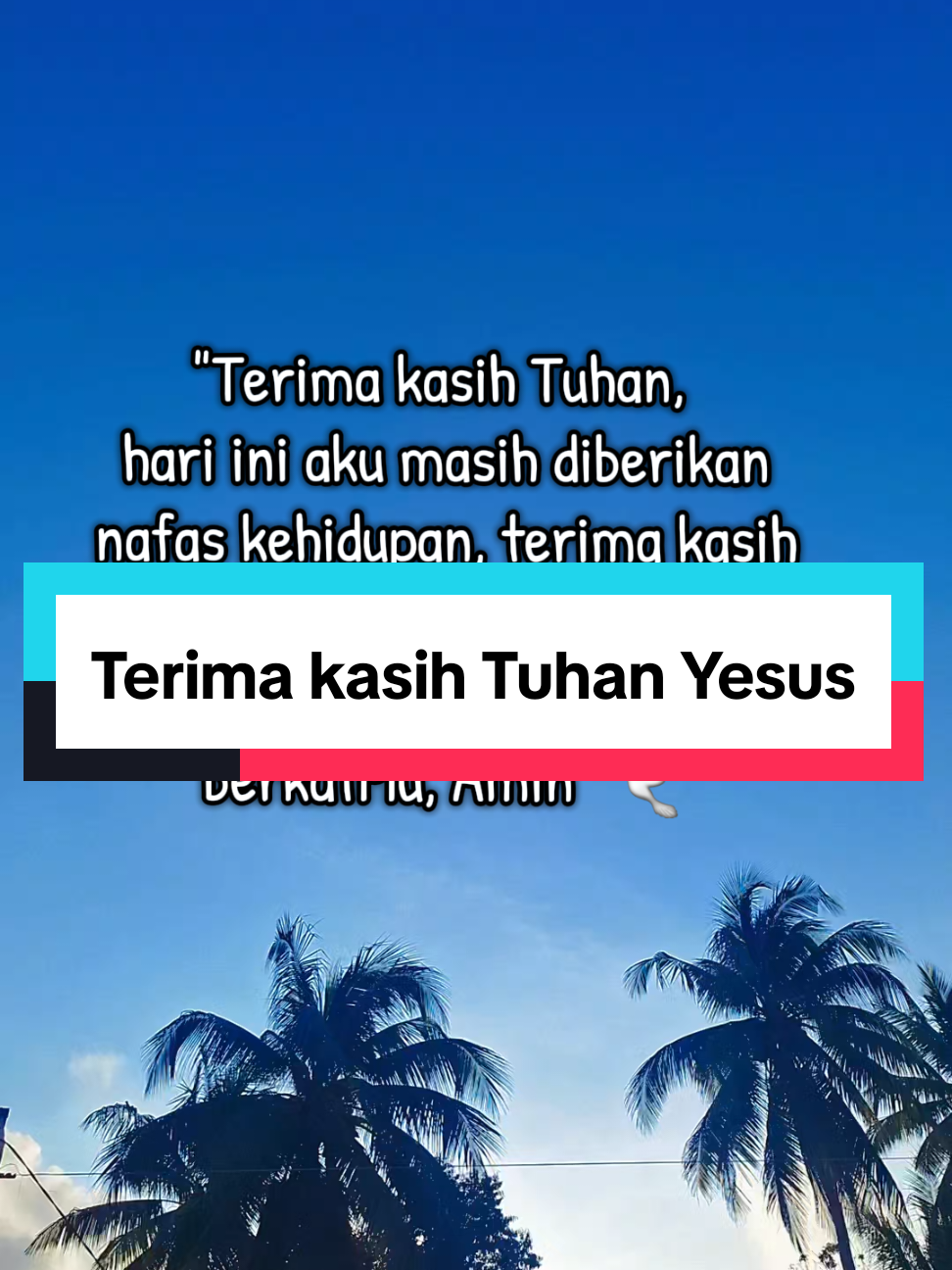 ✨️🤍🕊 #terimakasihtuhan #tuhanyesusmemberkati #tuhanyesusbaik #motivation #fyp 