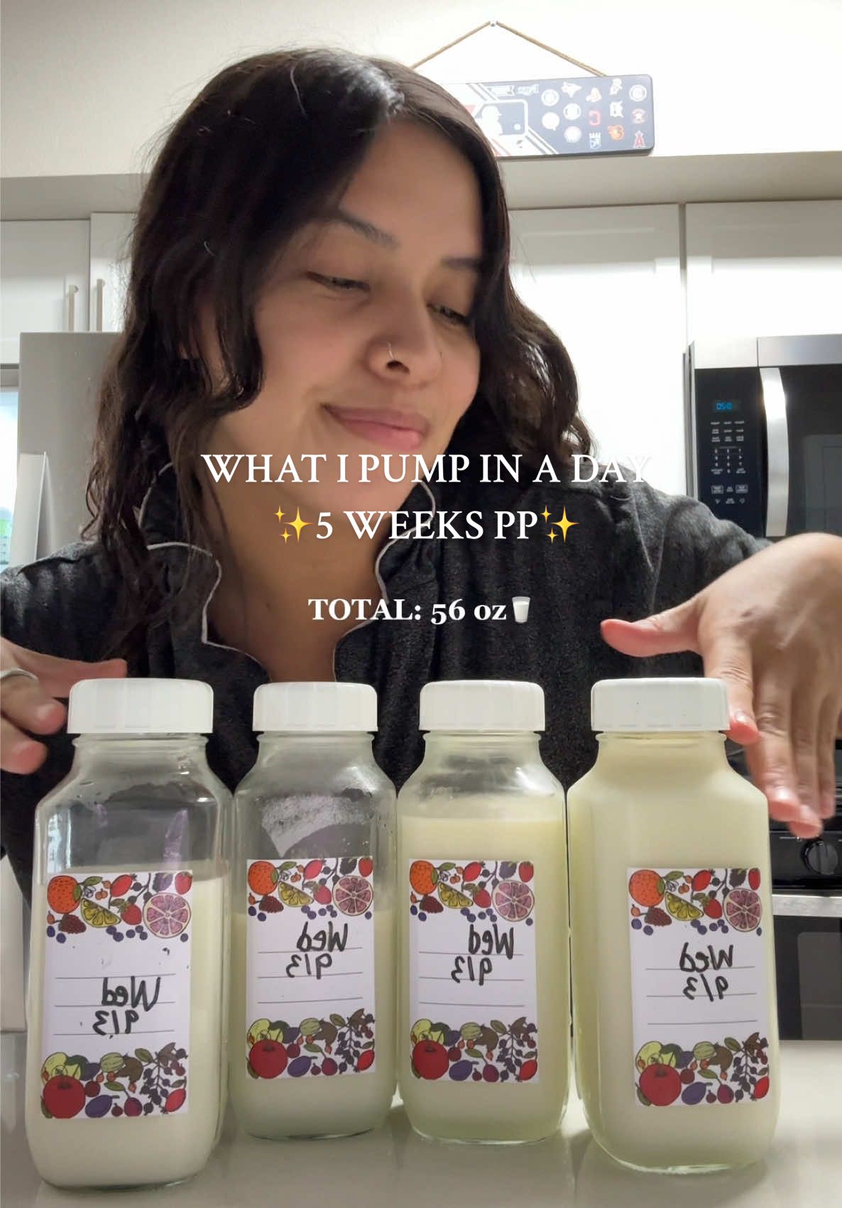 what I pump in a day as an exclusive pumper✨ #breastfeeding #pumpingmom #exclusivelypumping #breastmilk #momcozy 