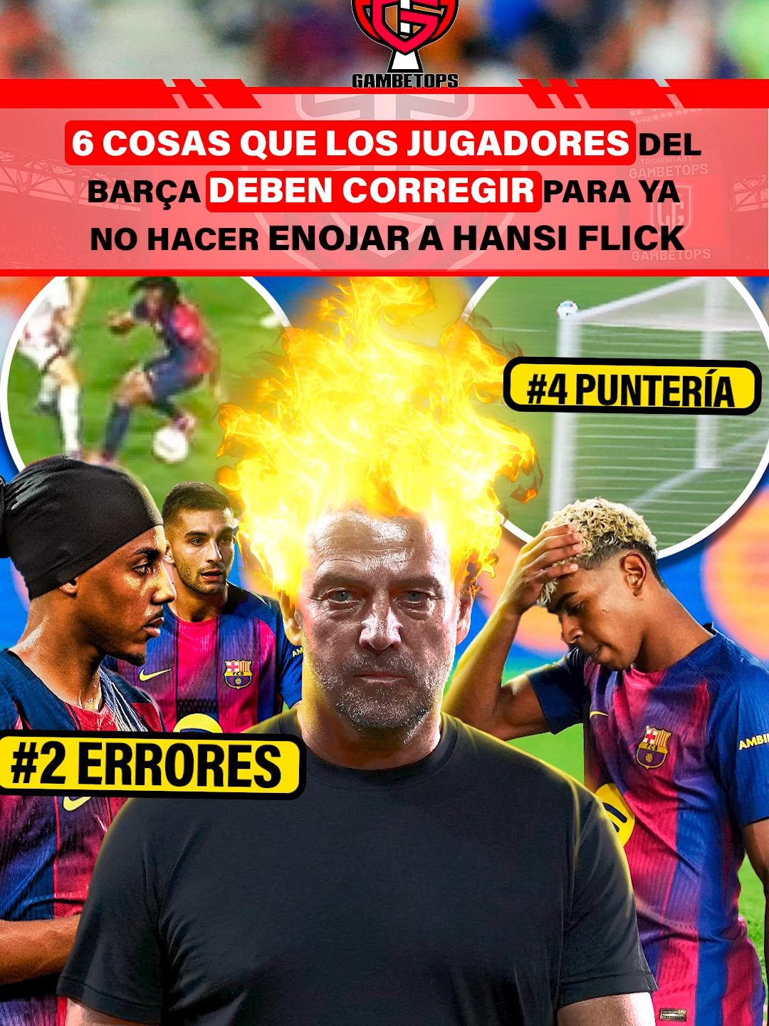 6 cosas que los jugadores del Barça DEBEN CORREGIR para YA no hacer ENOJAR a Hansi Flick ❌😤 #futbol #barcelona #hansiflick #lamineyamal