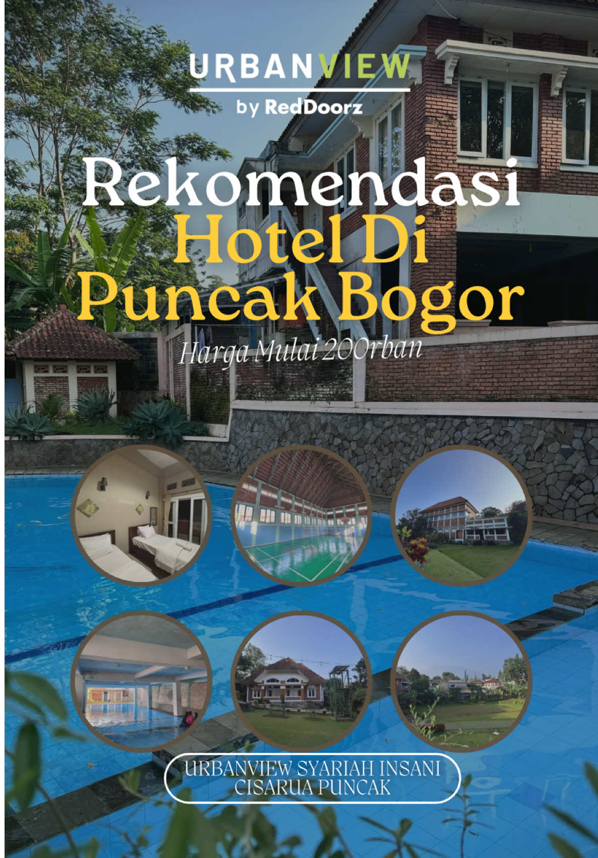 Udara sejuk, pemandangan asri, dan ketenangan yang hakiki. Urbanview syariah insani cisarua Puncak  tempat healing terbaik harganya mulai 200rban saja kamu booking lewat aplikasi @RedDoorz Indonesia  dijamin harga nya pasti @URBANVIEW  Yuk promo terbatas #urbanviewbyreddoorz #bukasemuapintu #reddoorz #rekomendasi #hotel 