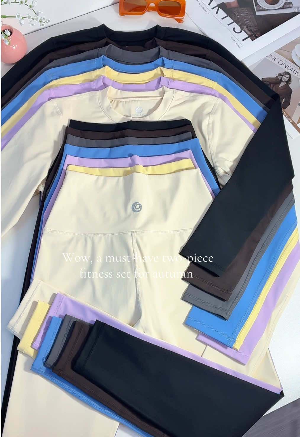 Wow, a must-have two-piece fitness set for autumn #olebrandselect #2pieceset #autumn#gym #falloutfits @TikTok Shop 🇺🇸 