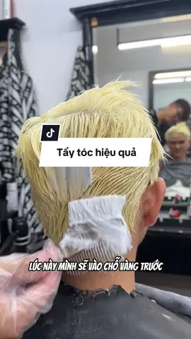 Anh em mới học tham khảo thêm cách làm của Hậu nha #taytrang #colorhair #tocdep #taytoc #barber 