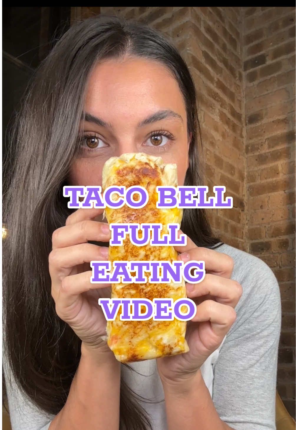 Taco Bell FULL EATING video!! 🌮 🔔 @tacobell inspired by @TheMoodyFam #mukbang #mukbangasmr #asmr #eatingasmr #tacobell 